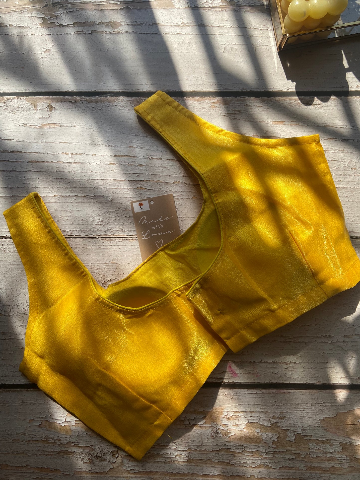 Basic Yellow Blouse