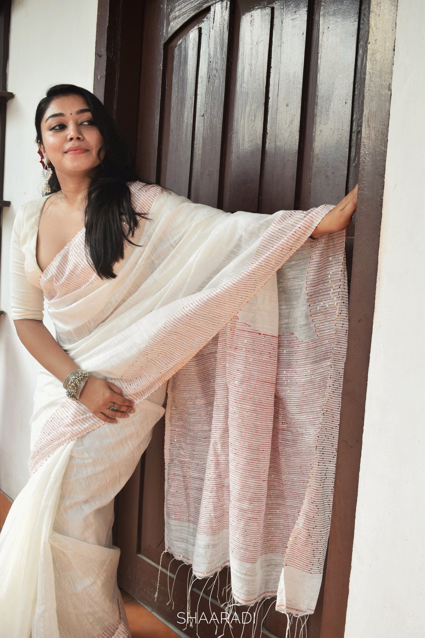 The Snowdrop Saree