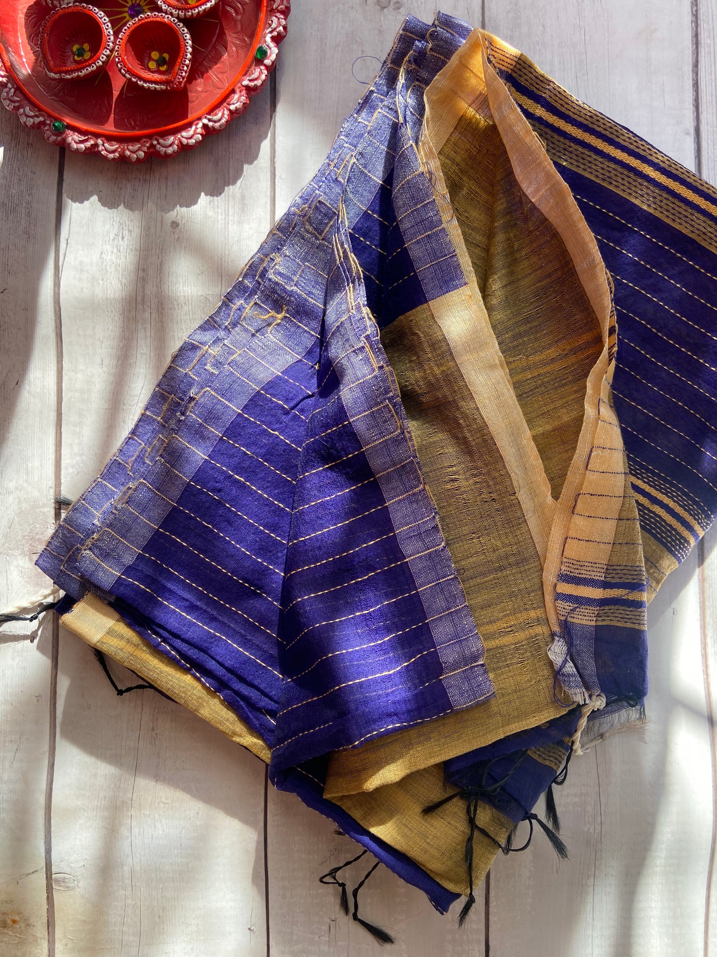 Neel Khadi Saree