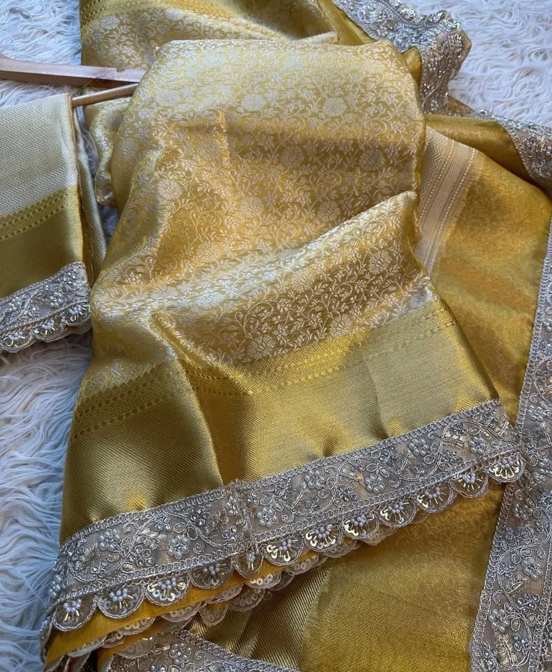 Iram Silk Saree (yellow)
