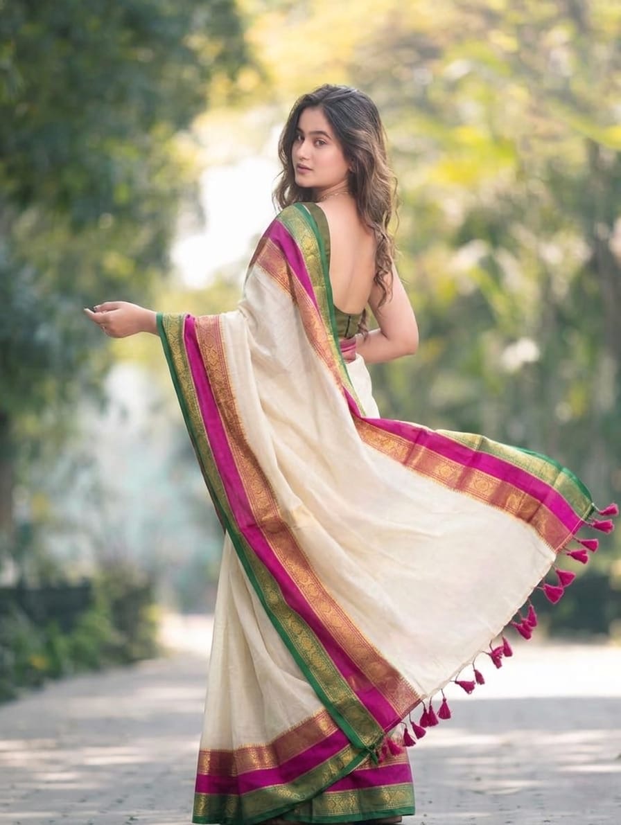 Kalki Mul Saree