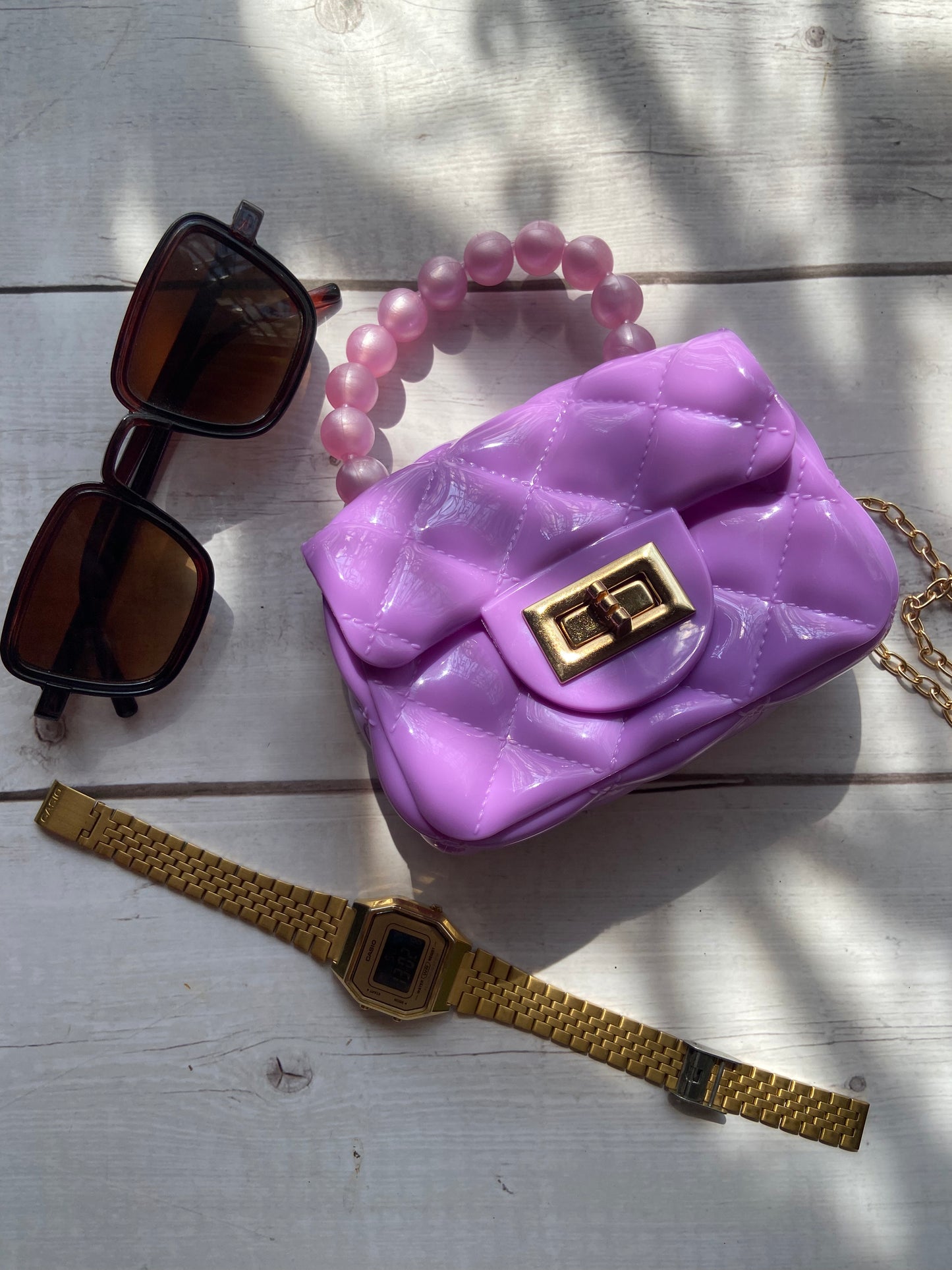 Lilac miniature bag