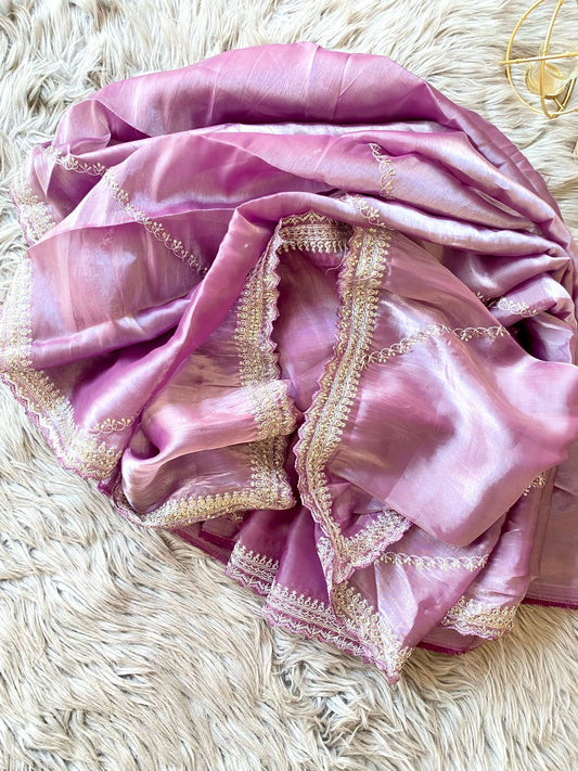 Zarina Tissue Organza Saree