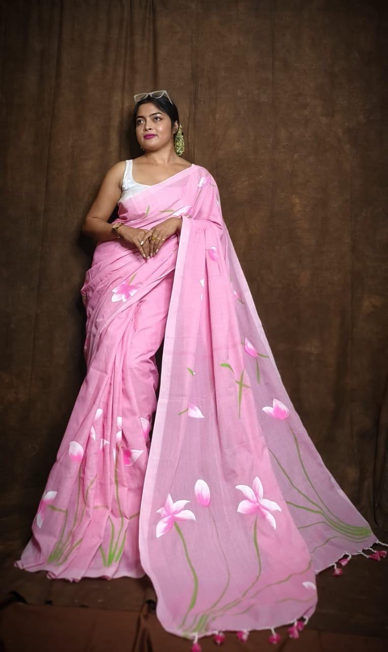 Phool mul saree