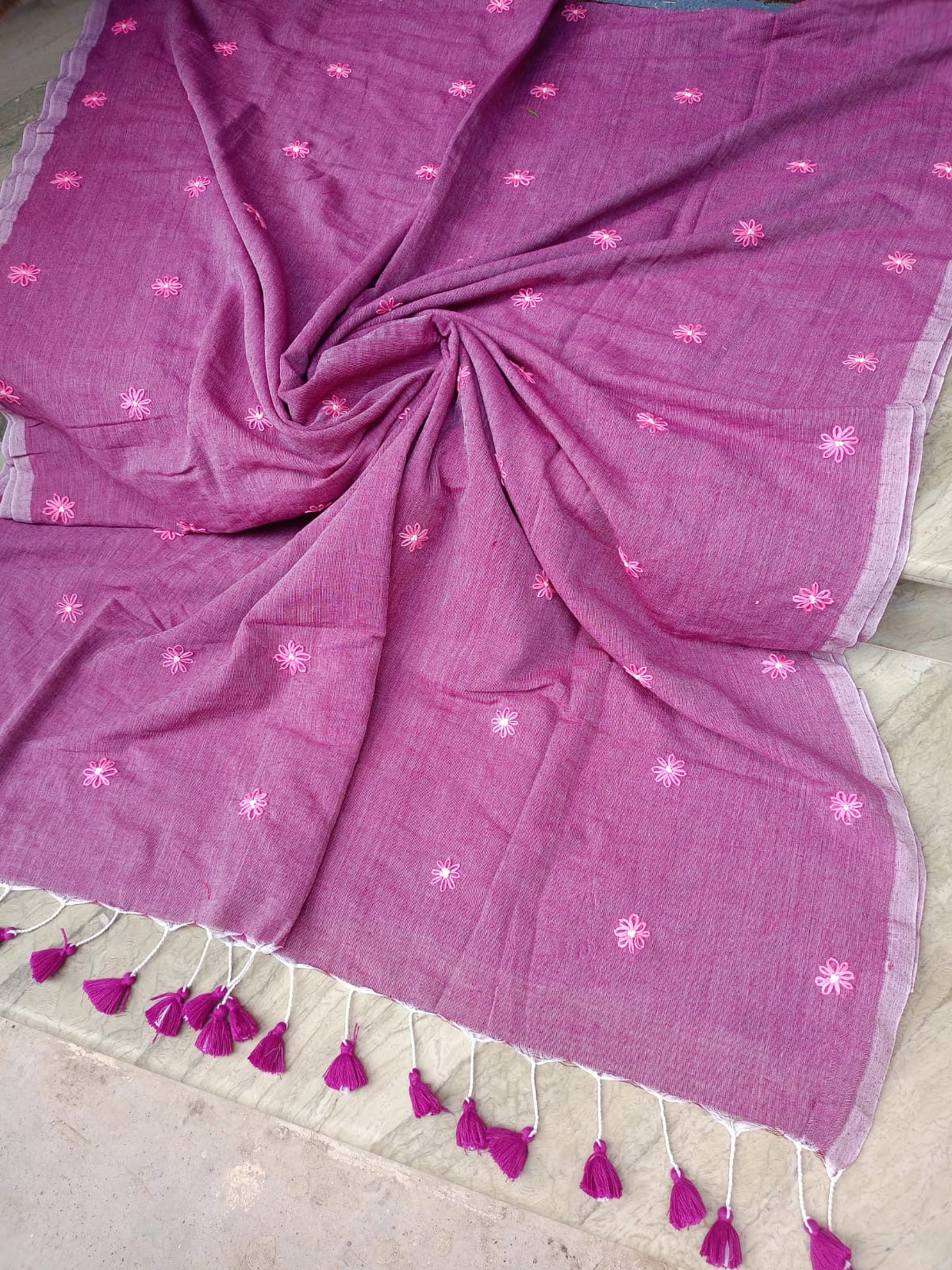 Phool chaman saree