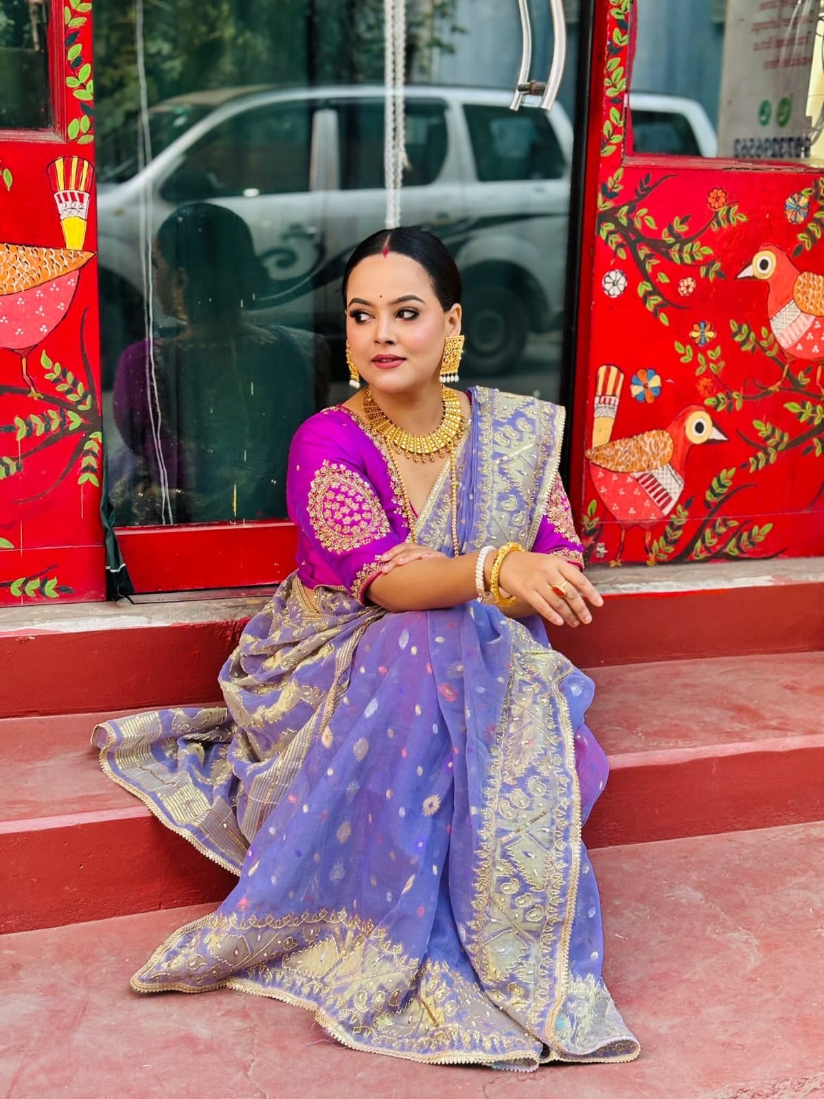 Rohini Jamdani Saree