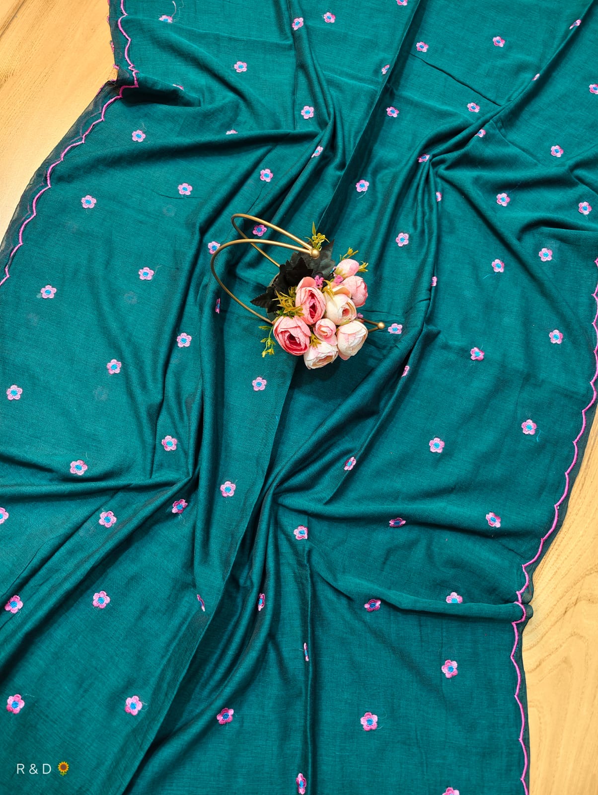 Scallop Mul Saree