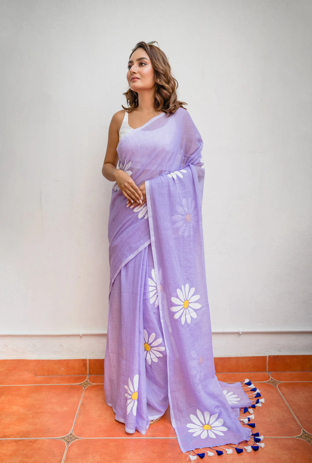 Jasmine Lilac Saree