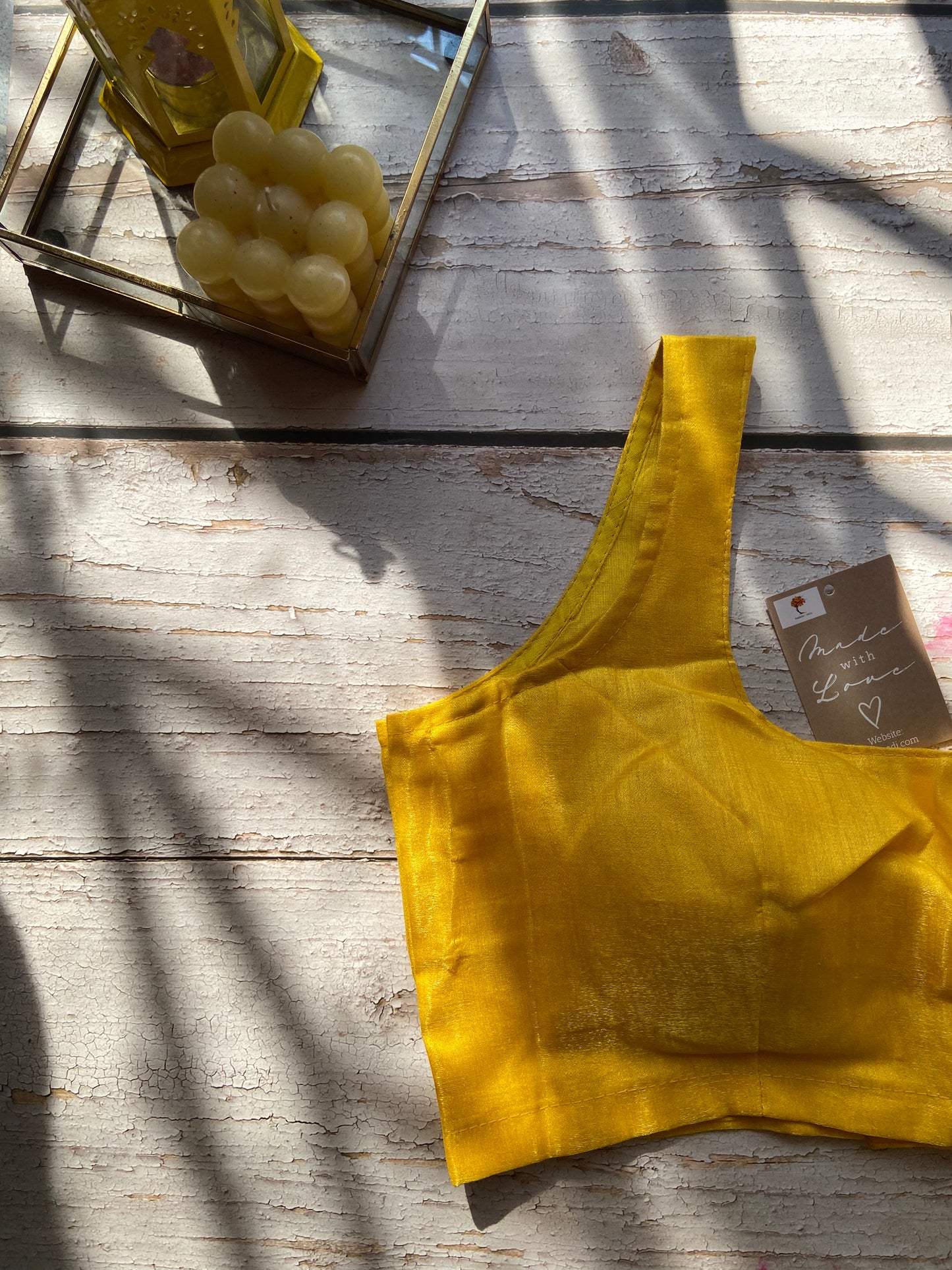 Basic Yellow Blouse