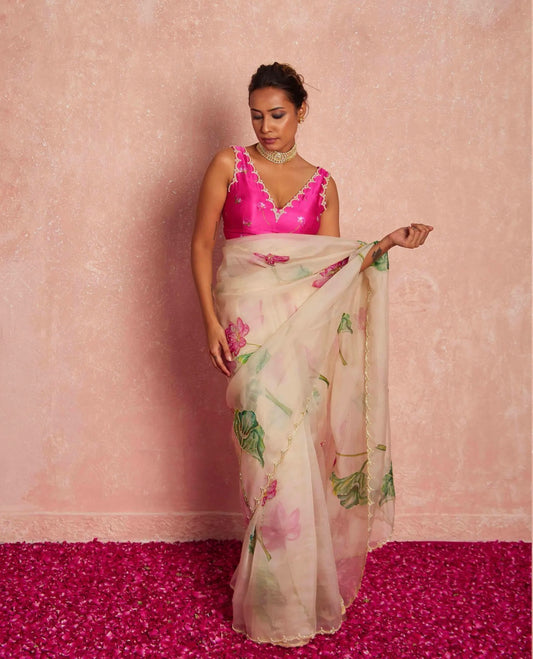 The Lotus Saree