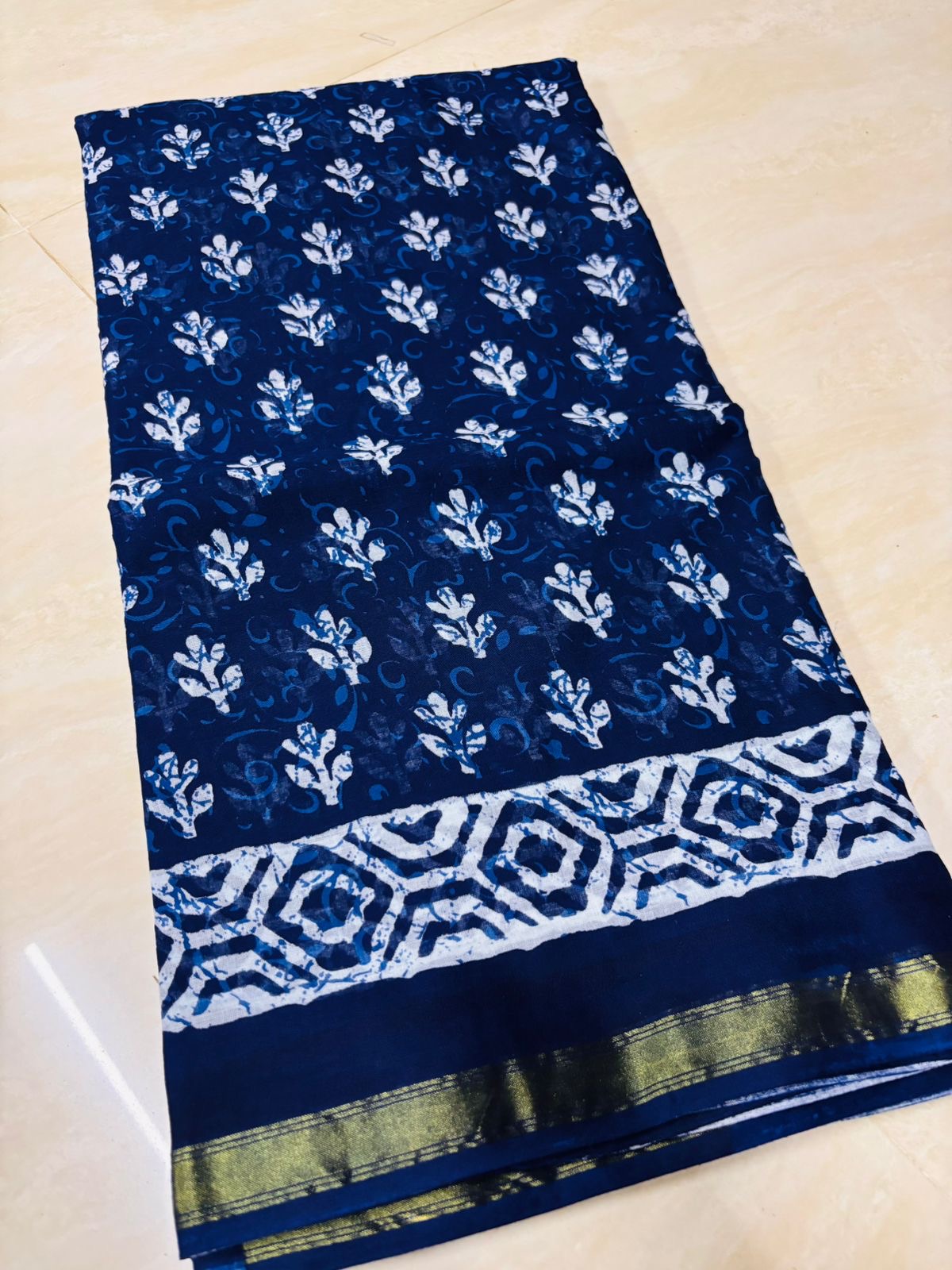 Neel Indigo Saree