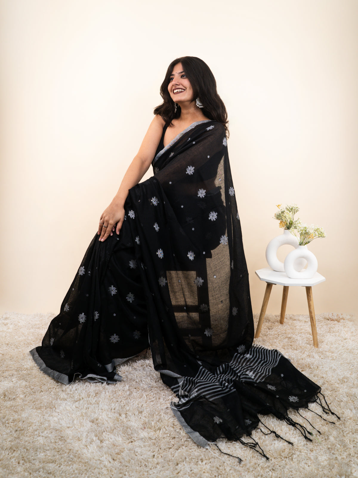 Tuhina mul saree
