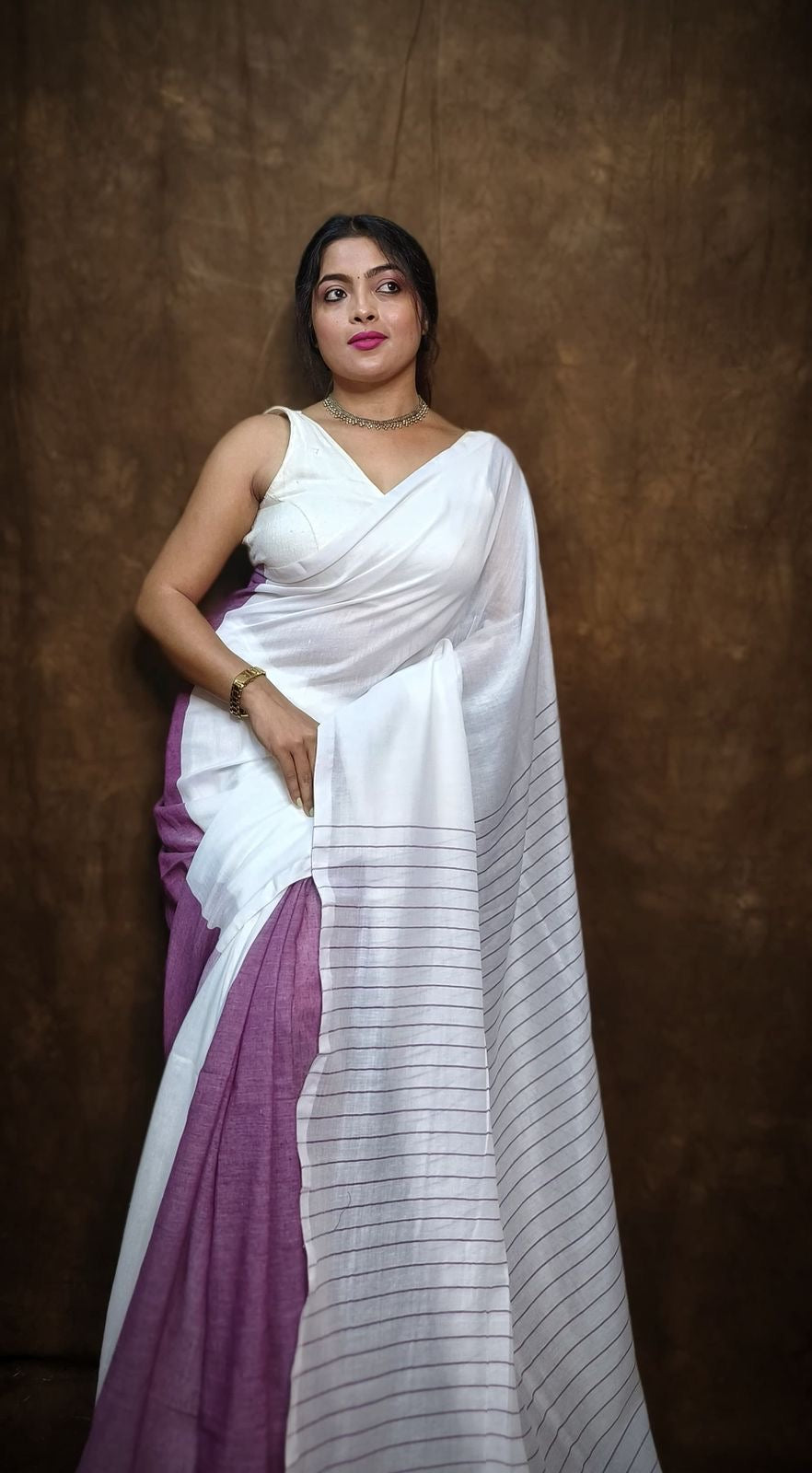 Mrinal mul saree