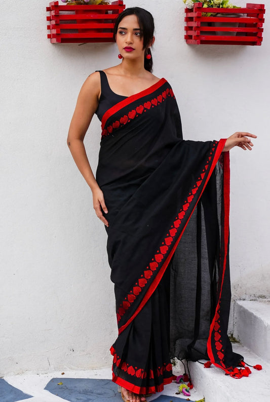 Tia Black Saree
