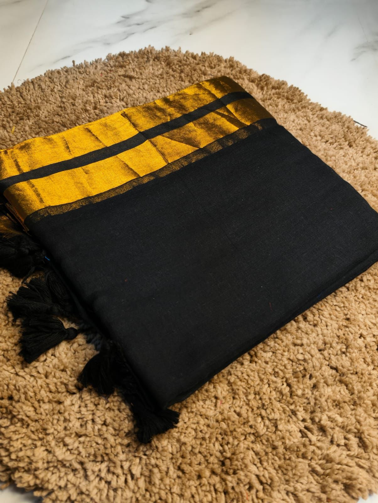 Rutvi Mul Saree (Black)