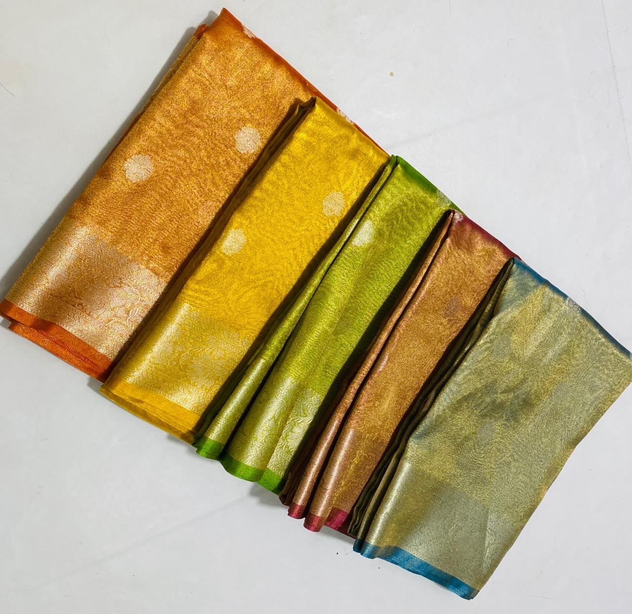 Swarn phool tissue silk saree