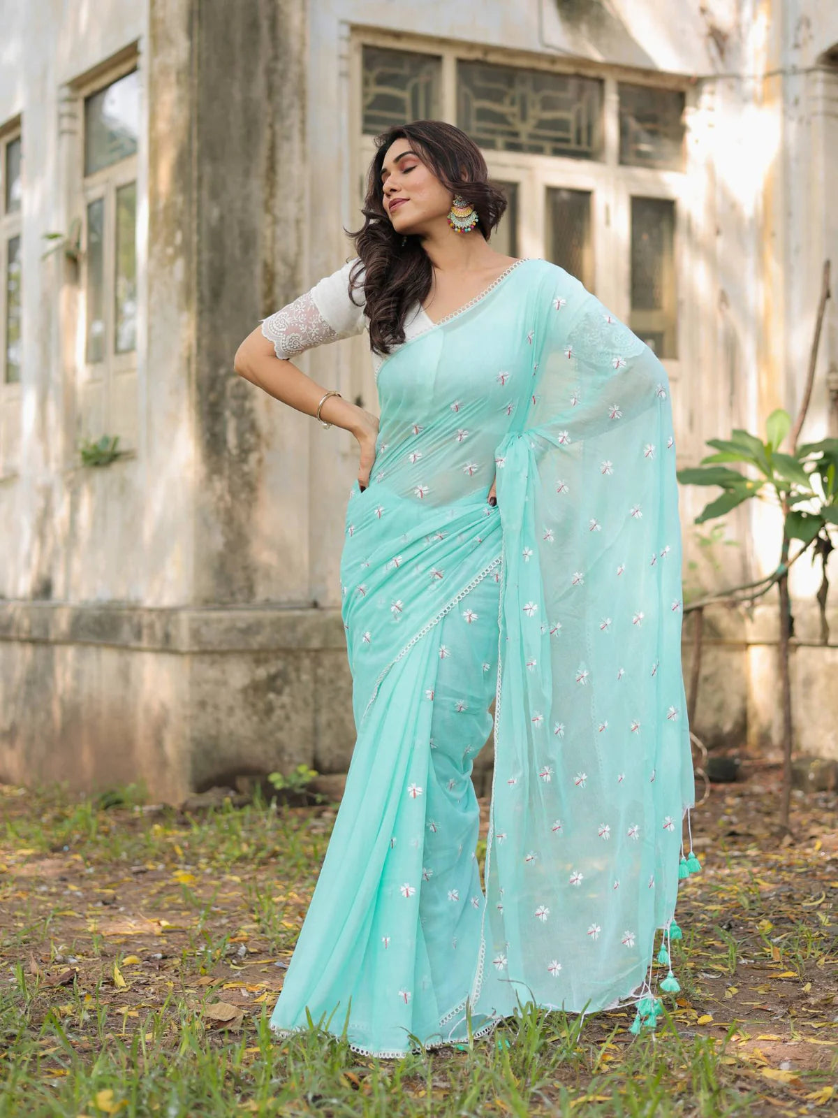 Parijat Cotton Saree