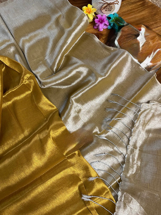 Golden Hour Tissue Saree