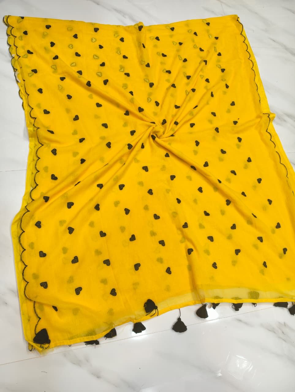 Little Heart Saree (yellow)