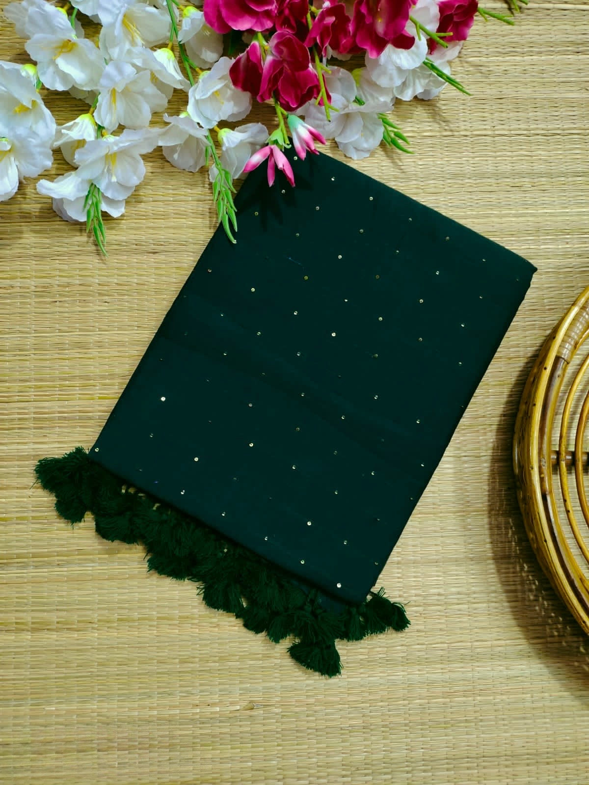 Tara Sequinned saree