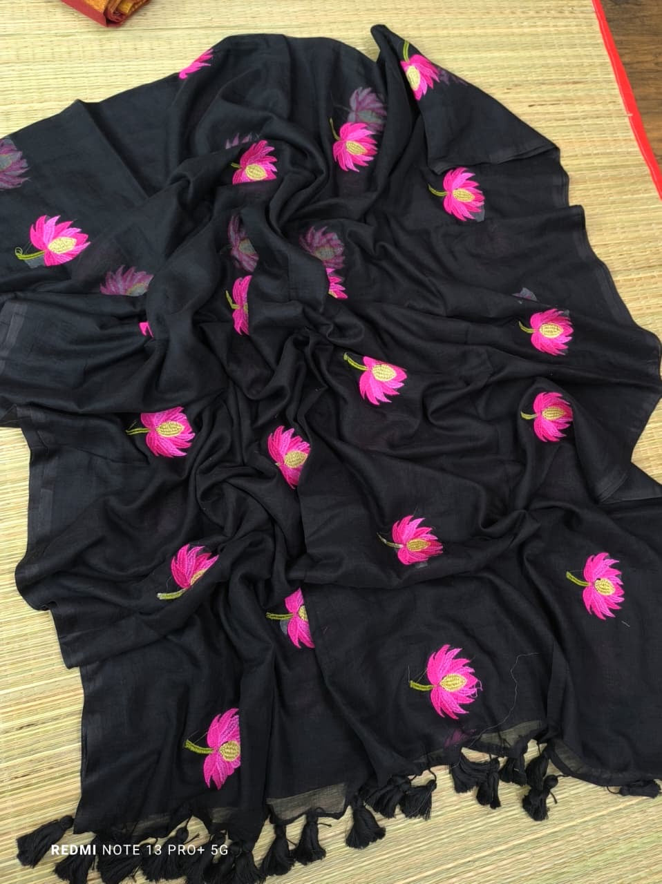 Lotus Mul Saree