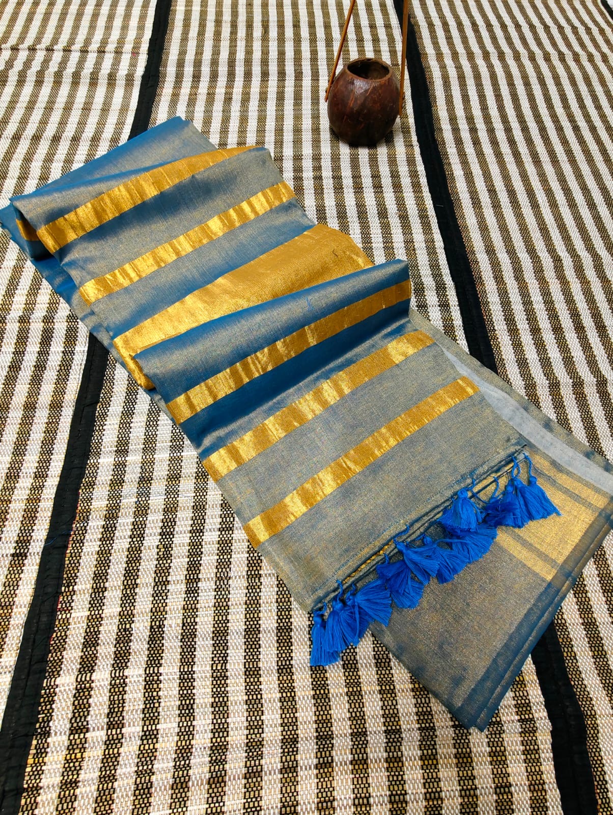Sunset Tissue Saree