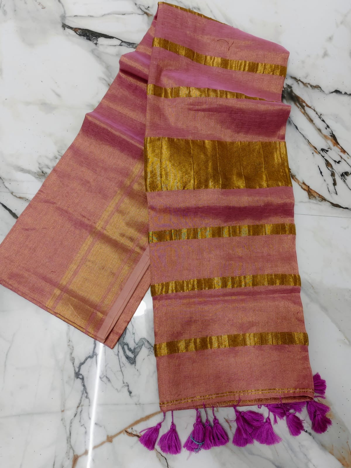 Sunset Tissue Saree