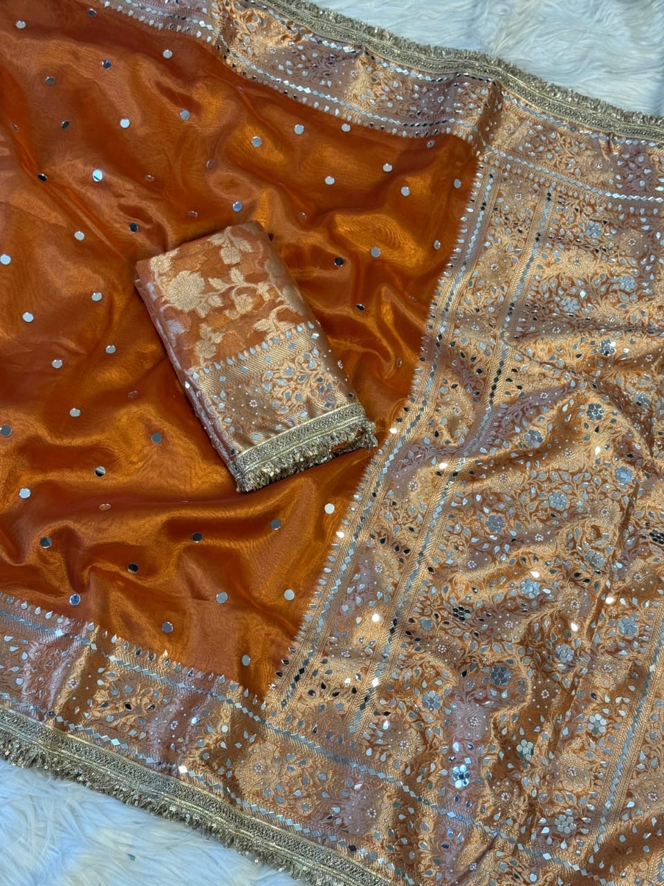 Ambika Tissue Silk Saree