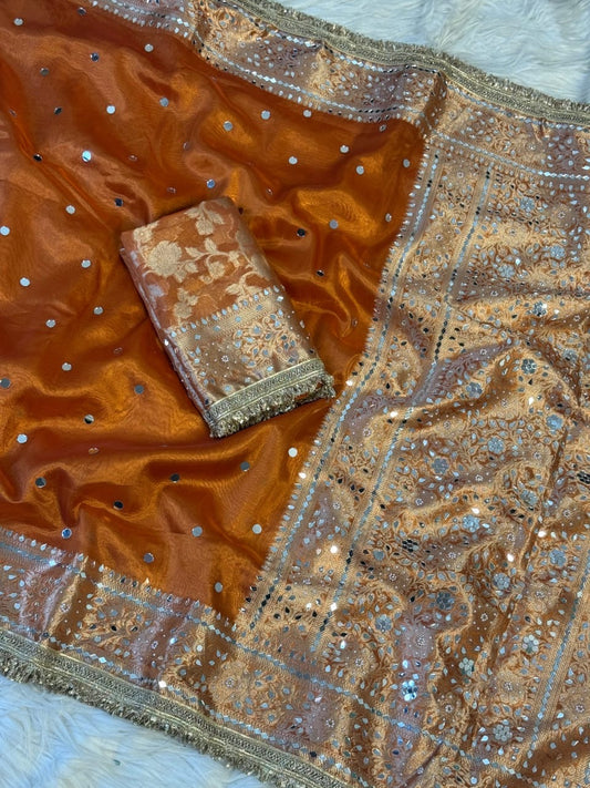 Ambika Tissue Silk Saree