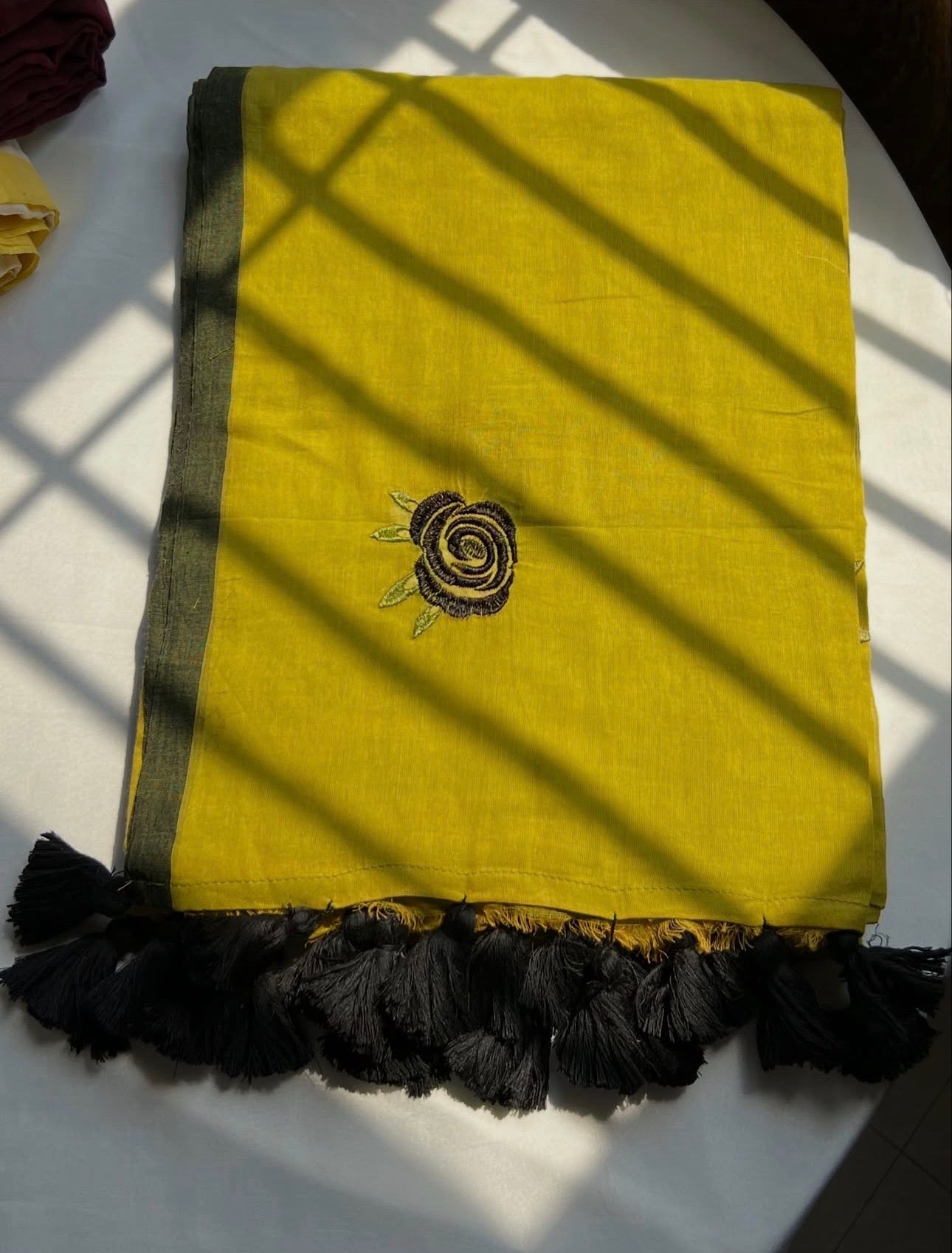 Rose mul Saree