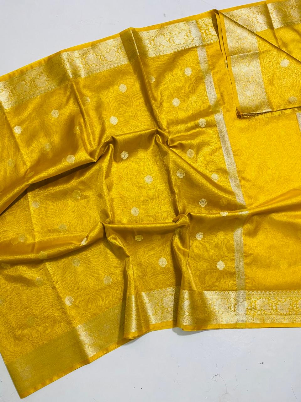 Swarn phool tissue silk saree