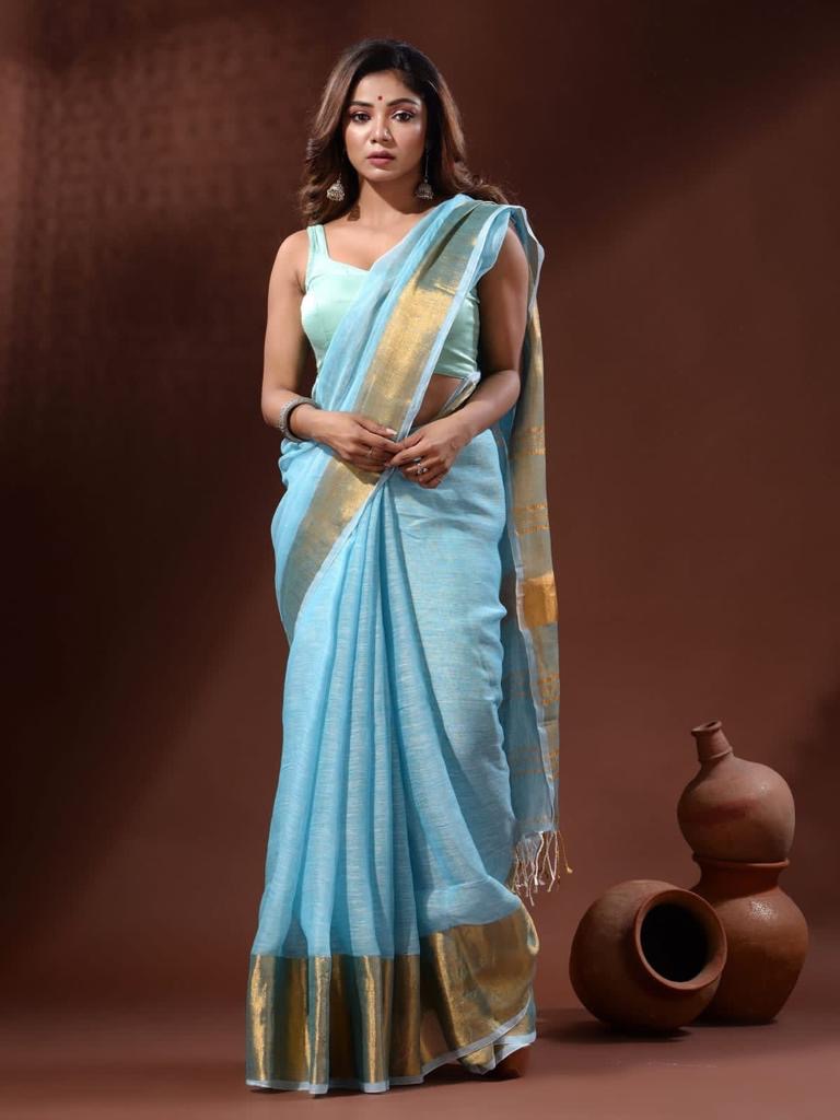 Madhuri Linen Saree