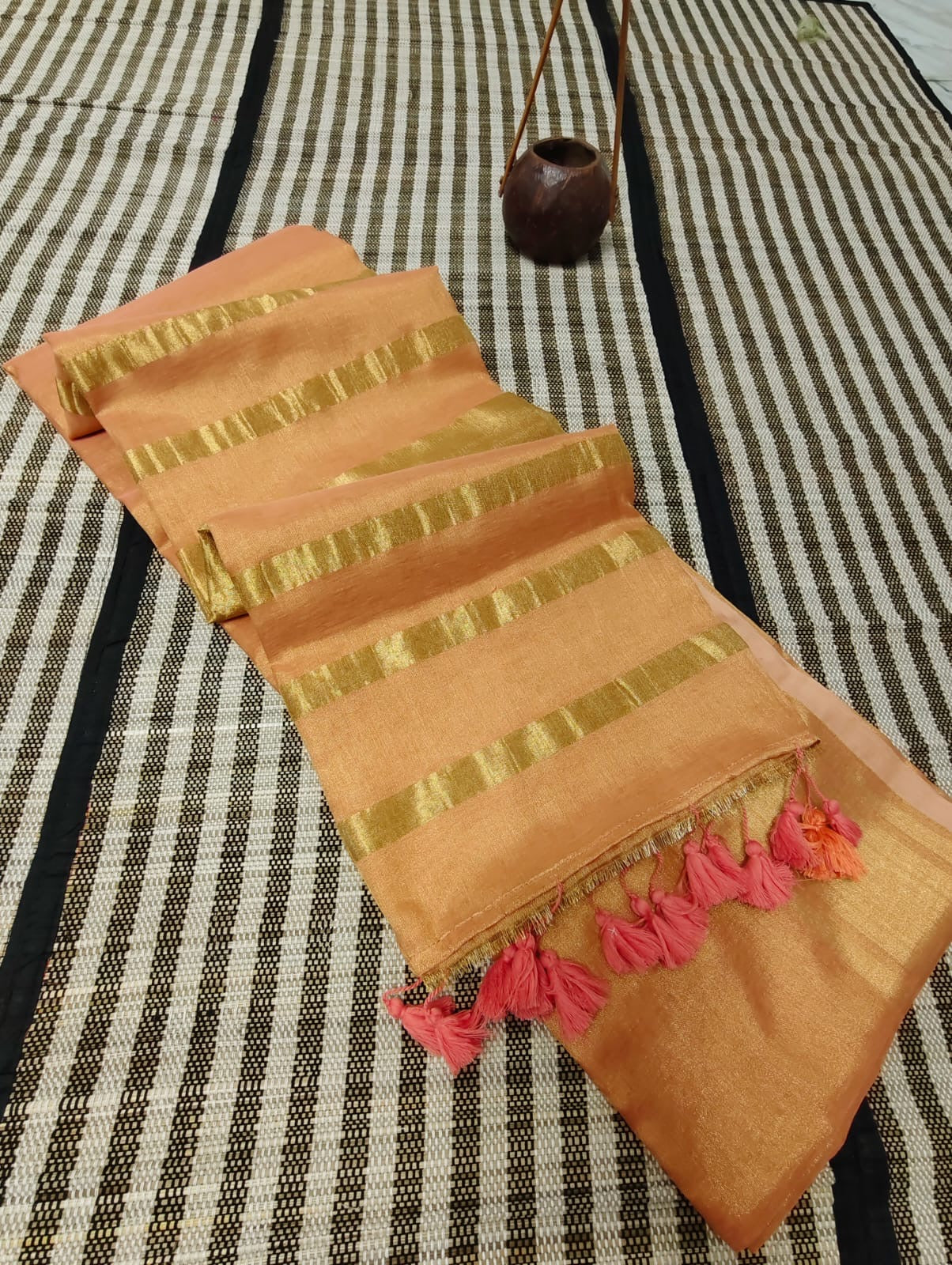 Sunset Tissue Saree