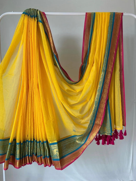 Kalki Saree (yellow)