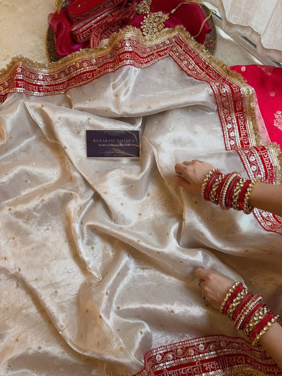 Dulhan Tissue Silk Saree