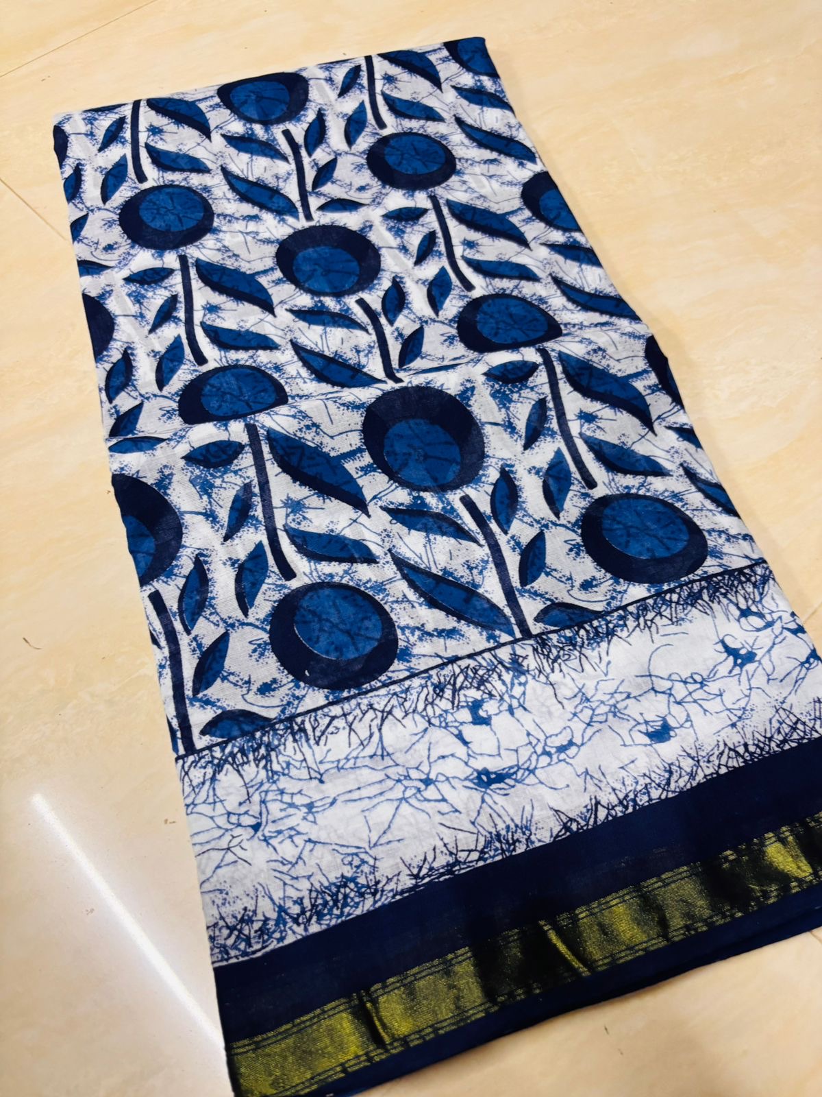 Neel Indigo Saree