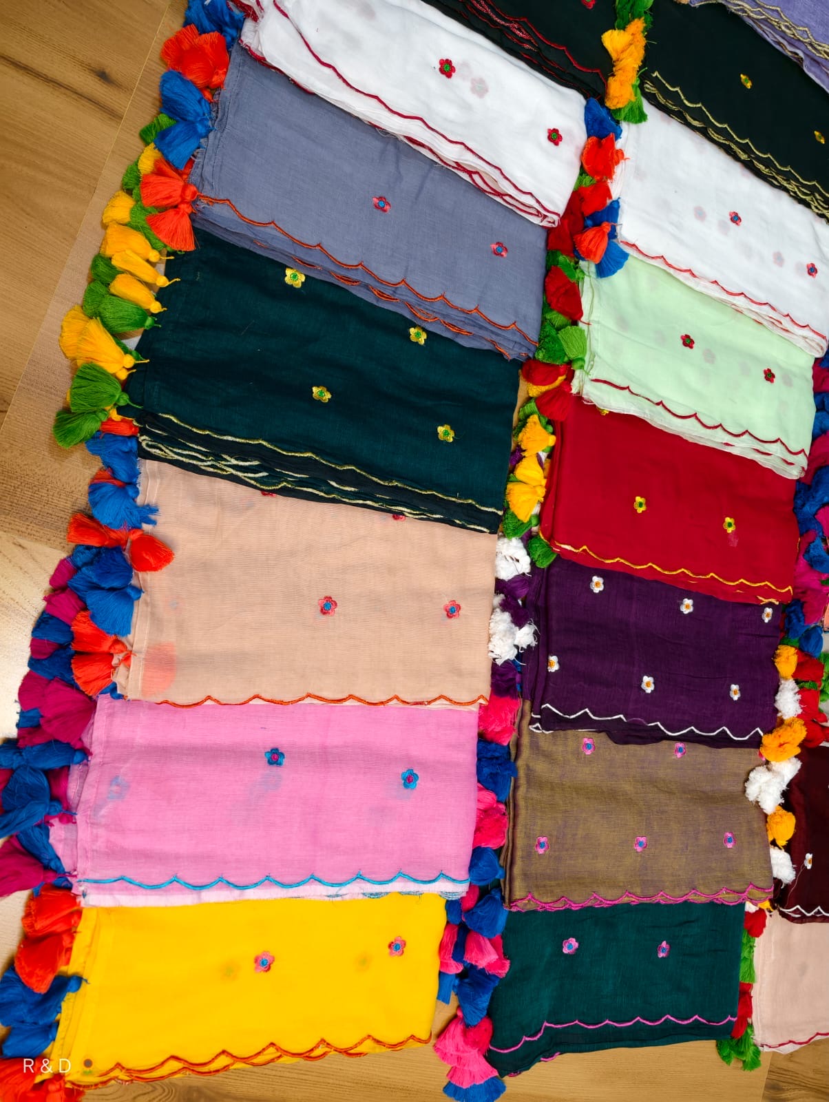 Scallop Mul Saree