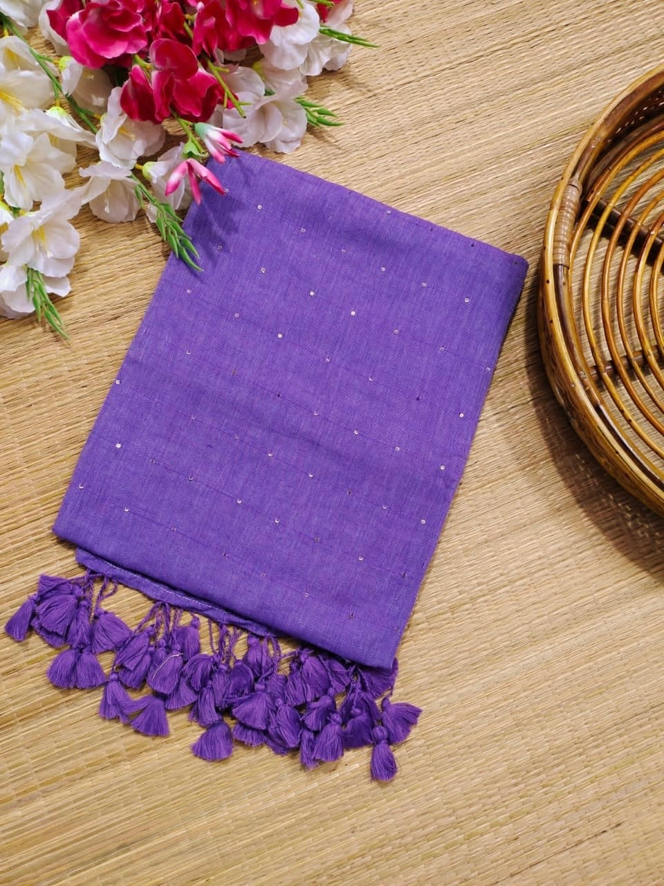 Tara Sequinned saree