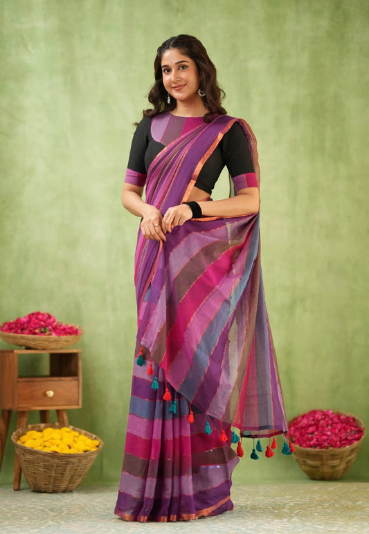 Gulabo Mul Saree (Multi)