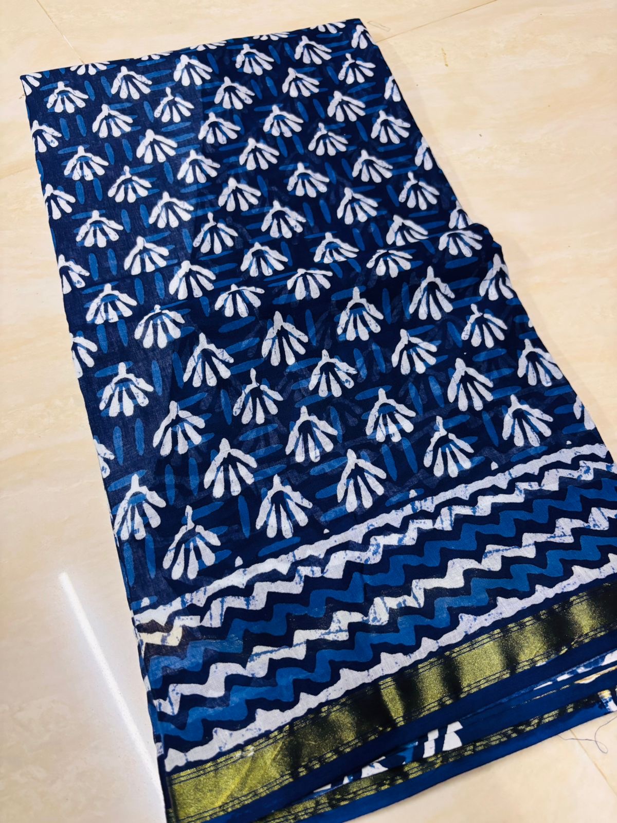 Neel Indigo Saree
