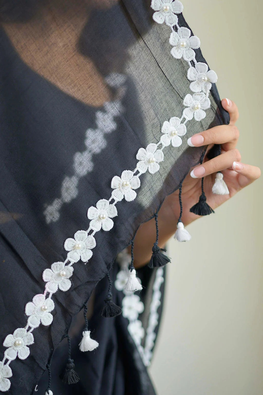 Tista Mul Saree (Black)