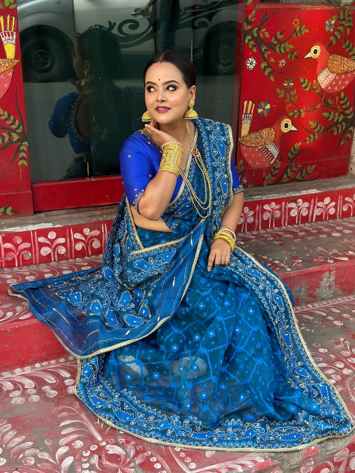 Rohini Jamdani Saree