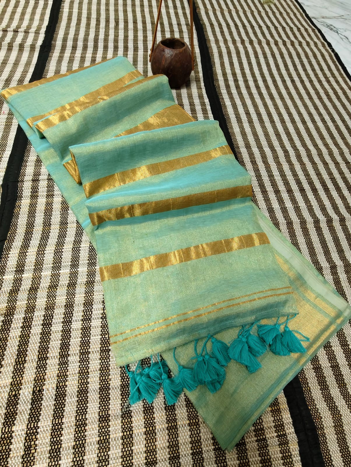 Sunset Tissue Saree