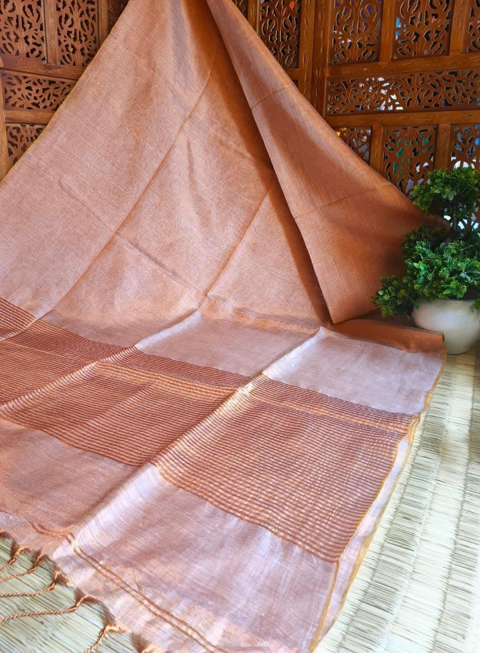 Swarna Linen Saree