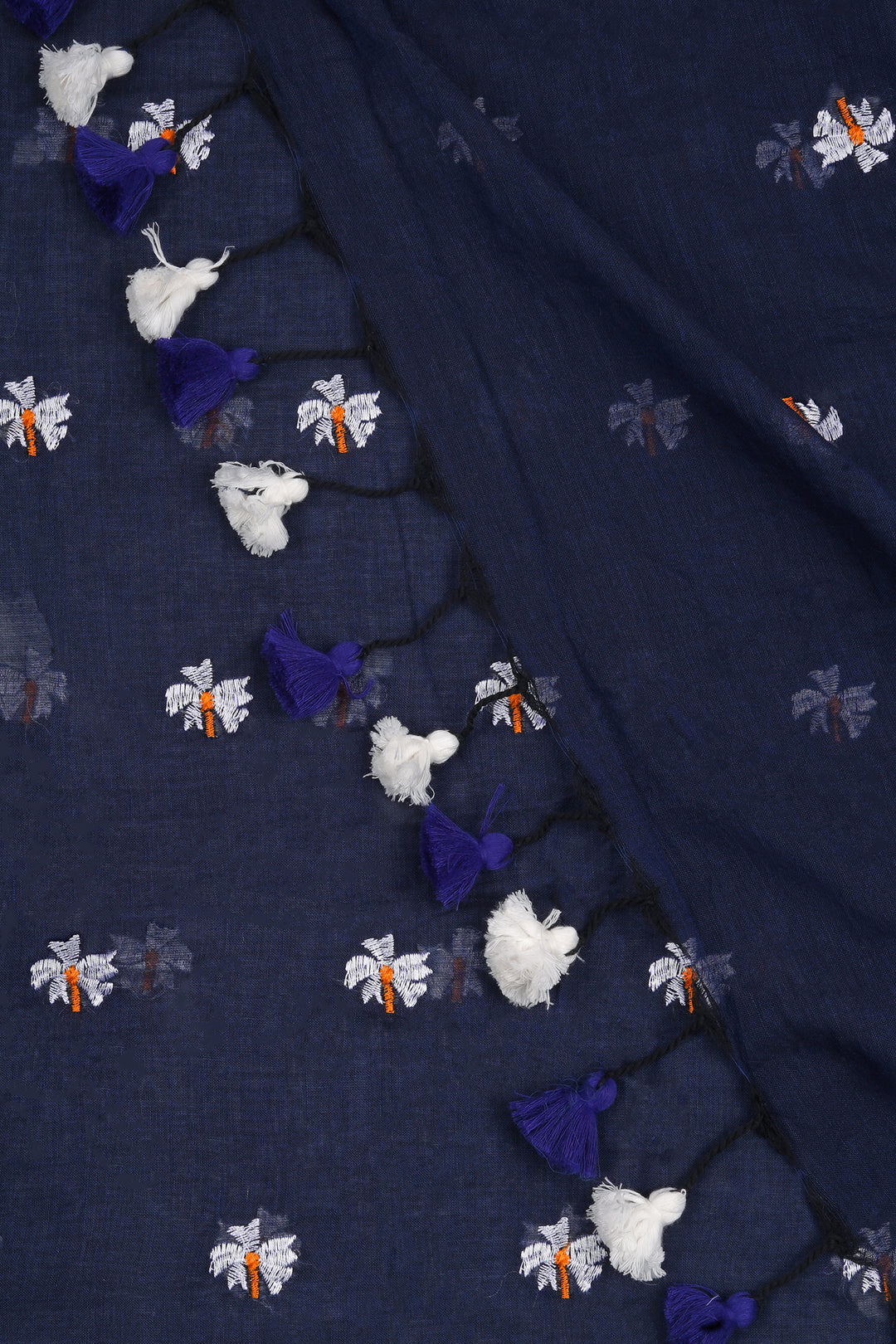 Parijat Navy Saree