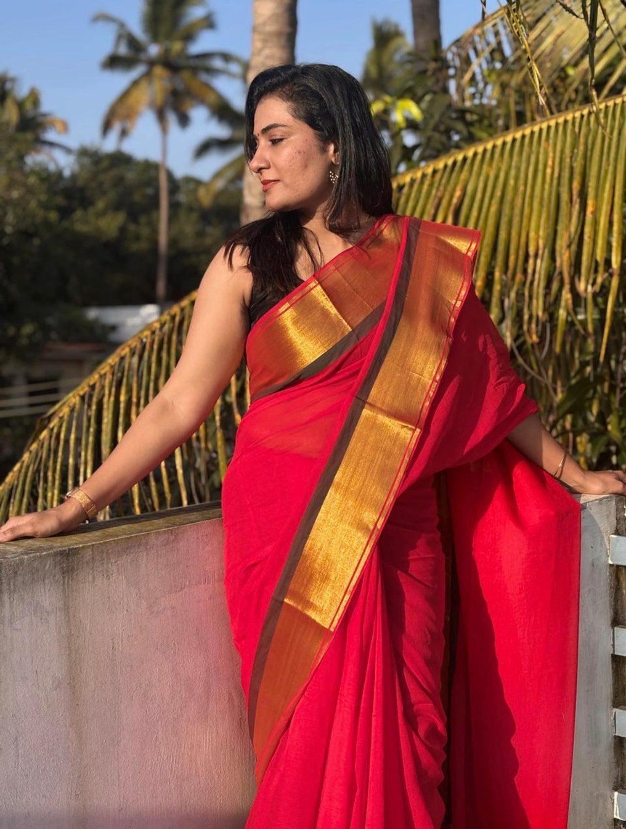 Aruna Mul Saree