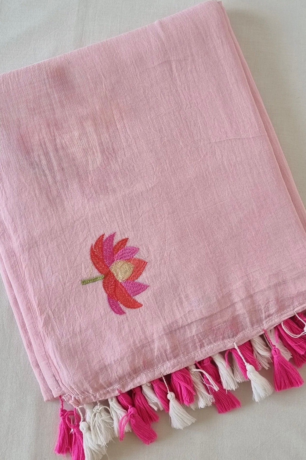 Lotus Mul Saree
