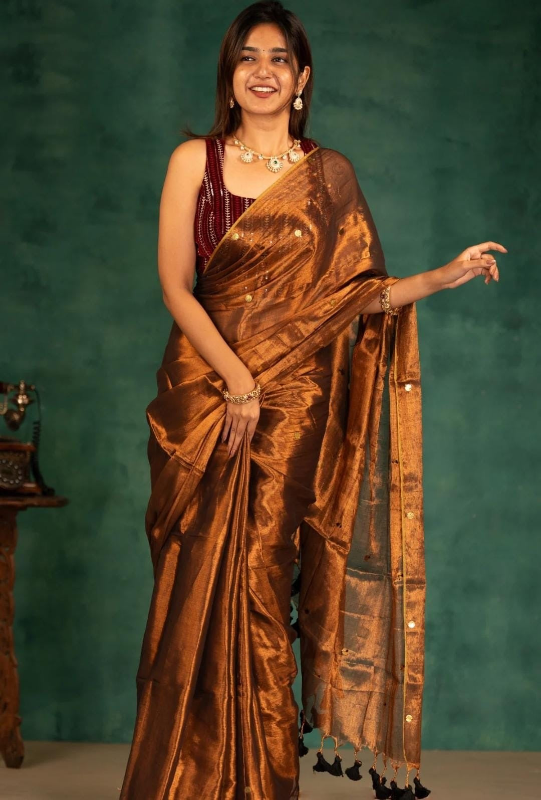 Chumki Tissue Saree