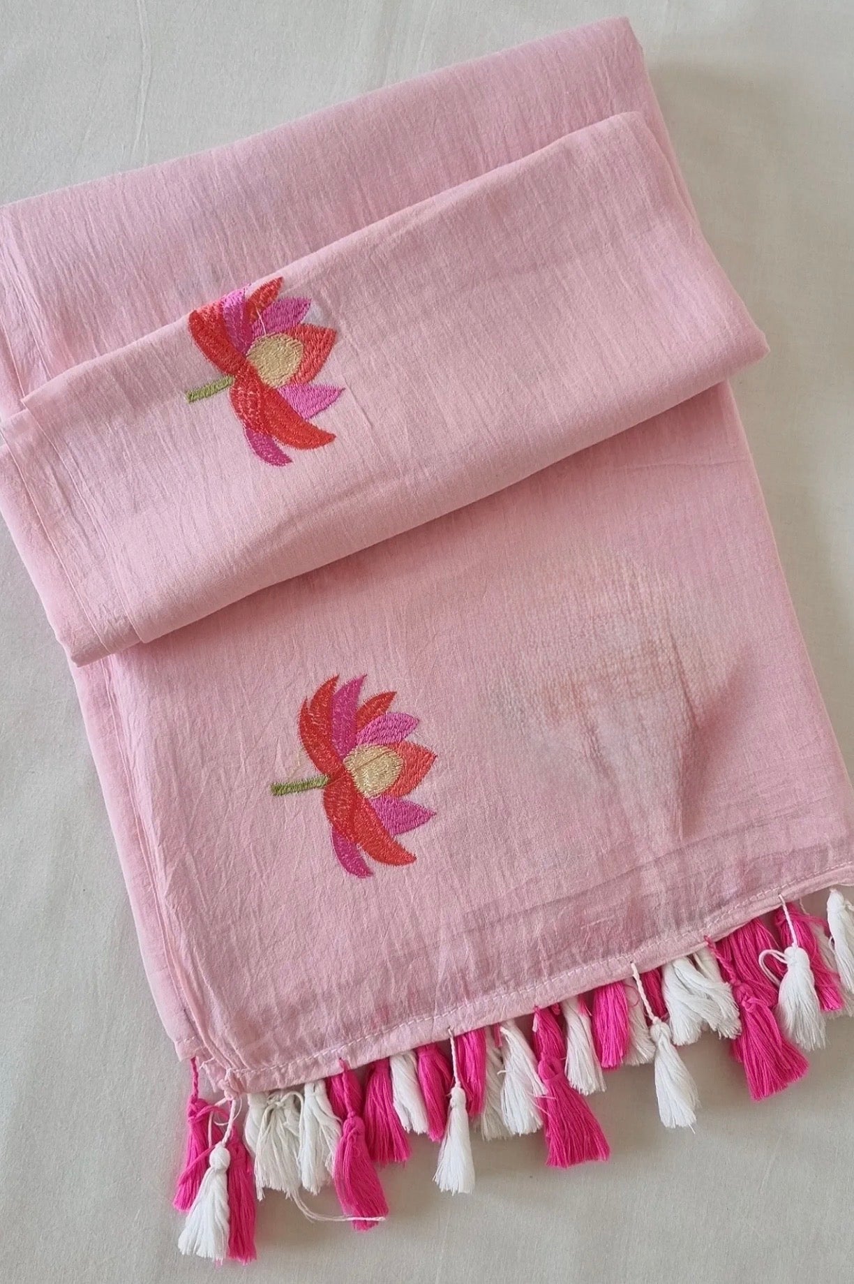 Lotus Mul Saree