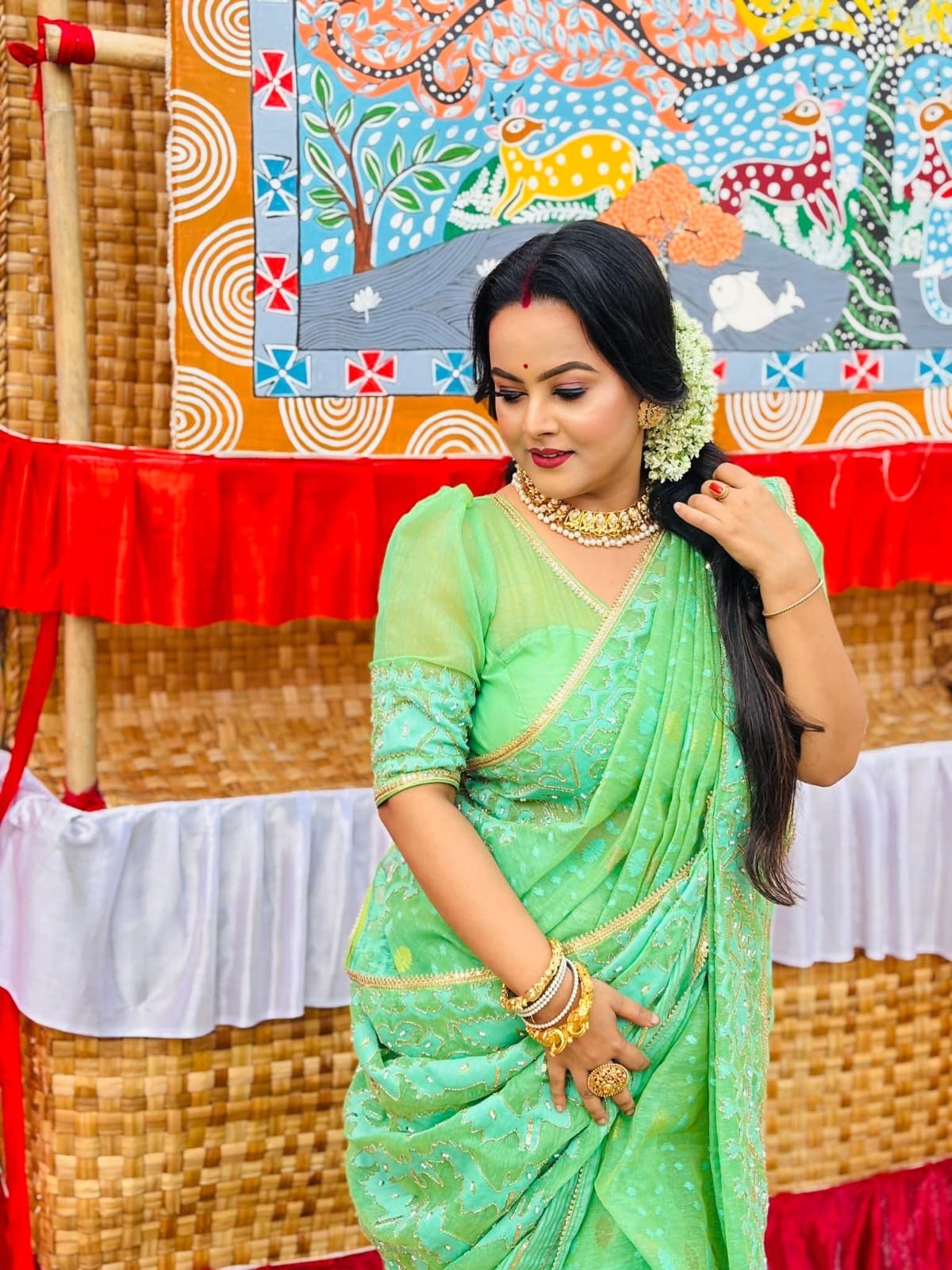 Rohini Jamdani Saree